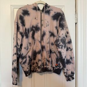 Aviator Nation Tie-Dye Zip-Up Hoodie